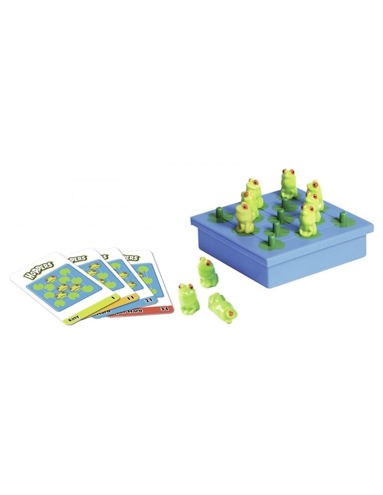 THINKFUN 0076347 JUNIOR LOGIC GAME HOPPERS BOARD GAME GoodsCy eStore